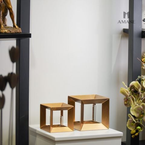 Chân Nến Gold-Framed
