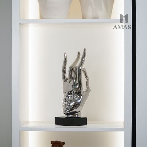 Tượng Decor Hand Shaped Head Ornament