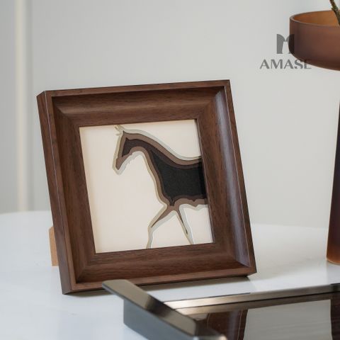 Khung Tranh Hình Ngựa - Kiểu B