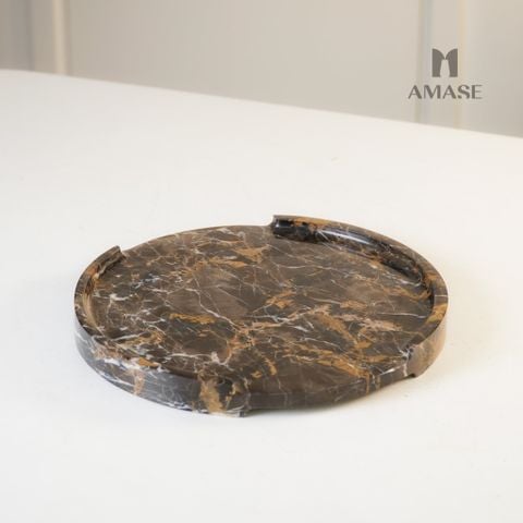 Khay Đá Marble Tròn Cao Cấp