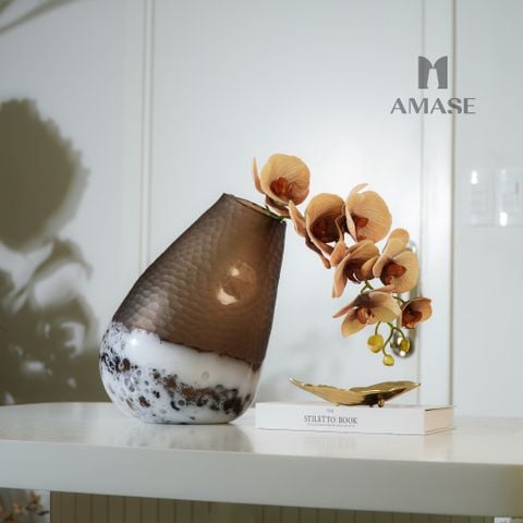 Lọ Hoa Thủy Tinh Nghiêng Lạ Mắt