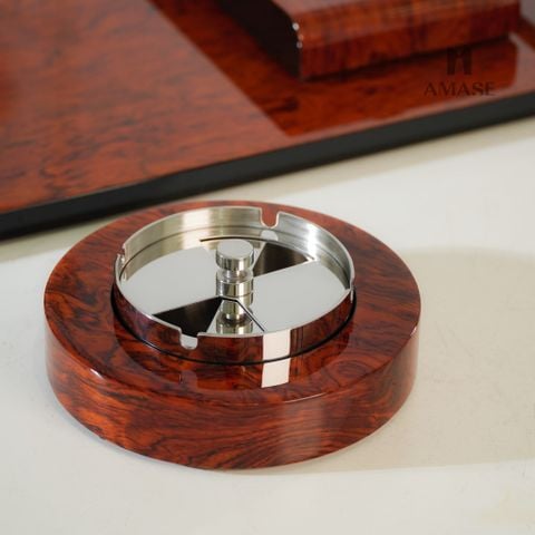 Gạt Tàn Vân Gỗ Cẩm Lai