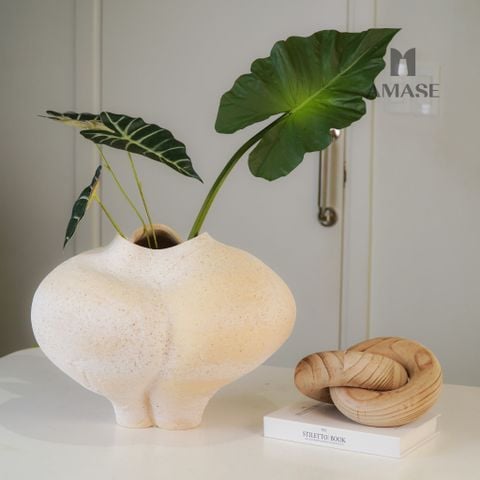 Lọ Hoa Gốm Cloud Bloom