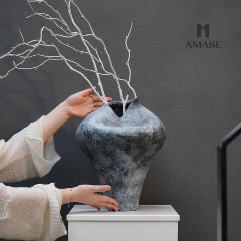 Lọ Hoa Gốm Ocean Crest Vessel