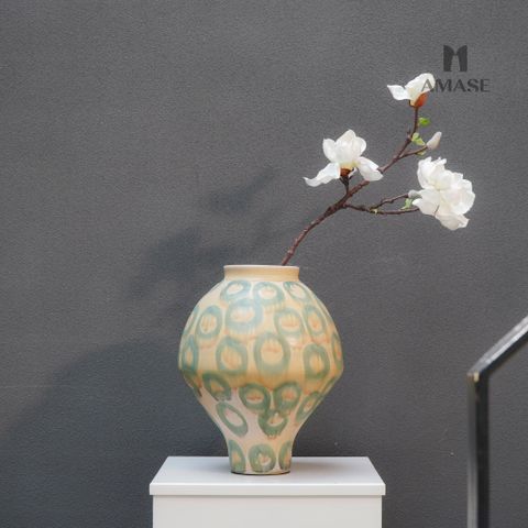 Lọ Hoa Gốm Forest Echo