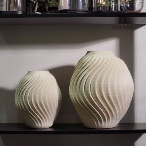 Lọ Hoa Gốm Waveform