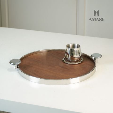 Khay Thép Tròn Phong Cách Bắc Âu