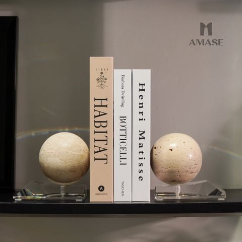 Set Chặn Sách Đá Marble Hiện Đại