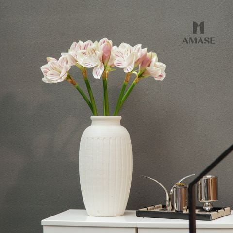 Lọ Hoa Gốm Vuốt Tay_Country Style