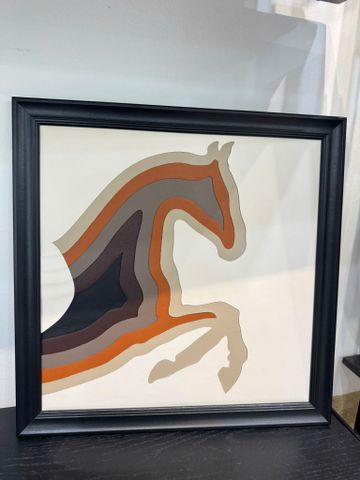 Khung Tranh Hình Ngựa - Kiểu A