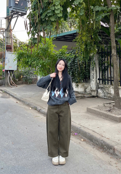  HQJeans® Quần jeans nữ dáng boy rộng dáng bom chất jeans mềm mịn co giãn màu mới HQ251 