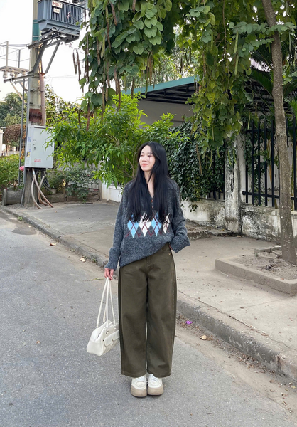  HQJeans® Quần jeans nữ dáng boy rộng dáng bom chất jeans mềm mịn co giãn màu mới HQ251 