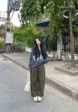  HQJeans® Quần jeans nữ dáng boy rộng dáng bom chất jeans mềm mịn co giãn màu mới HQ251 