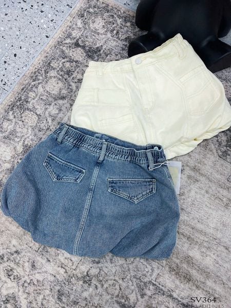  HQJeans® Chân váy jeans bí cao cấp bên trong có lót lưng thun mẫu mới chất lượng VNXK HQ202 