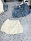  HQJeans® Chân váy jeans bí cao cấp bên trong có lót lưng thun mẫu mới chất lượng VNXK HQ202 