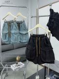  HQJeans® Quần ngố jeans nữ túi hộp cao cấp lưng thun phong cách mẫu thiết kế mới HQ231 