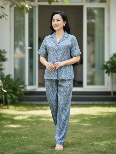  HẠNH - Đồ bộ chất liệu gấm 0437/6.51 