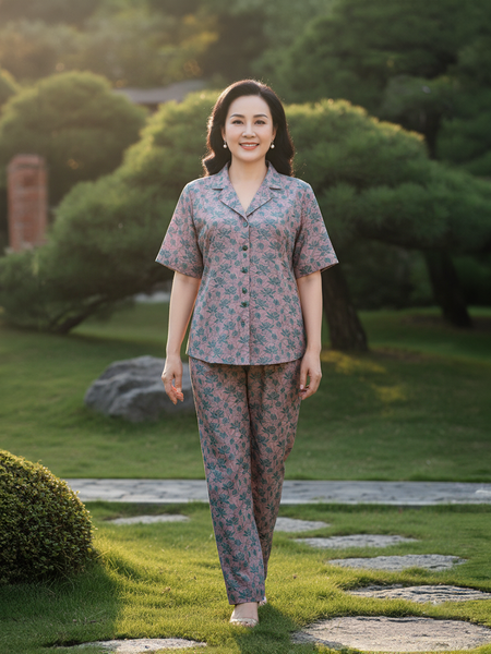  HẠNH - Bộ quần chất liệu Gấm 0437/6.61 