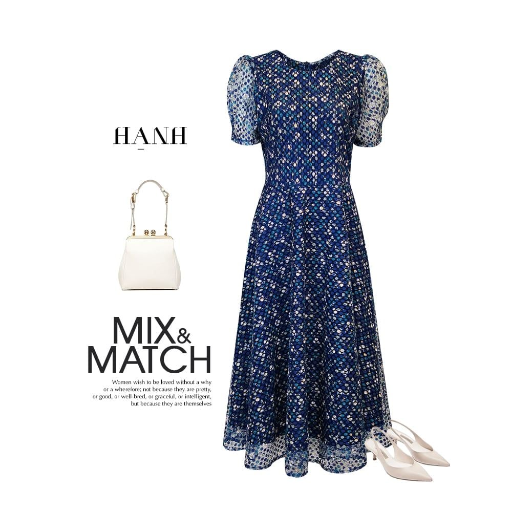  HẠNH - Đầm kiểu chất liệu Ren 0618/6.36 