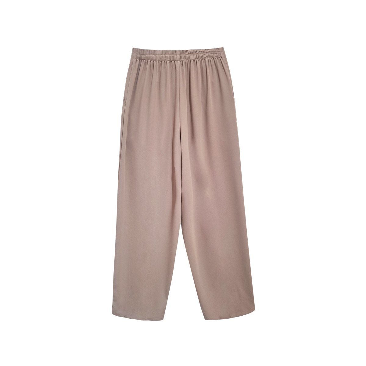  Hạnh Quần dài Hạnh ống rộng xếp li, thun phía sau 