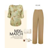  Hạnh Quần dài ống rộng, thun phía sau 0804/5.123 