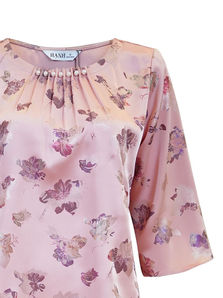  HẠNH - Áo kiểu chất liệu lụa xà cừ 1432/5.120 