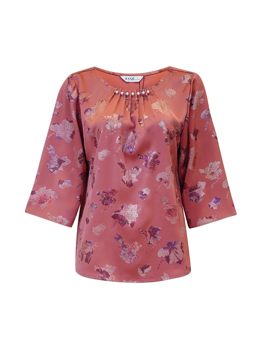  HẠNH - Áo kiểu chất liệu lụa xà cừ 1432/5.121 