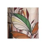  HẠNH - Đầm kiểu trung niên cổ tròn tay ngắn chất liệu lụa canvan in họa tiết 1623/4.271 