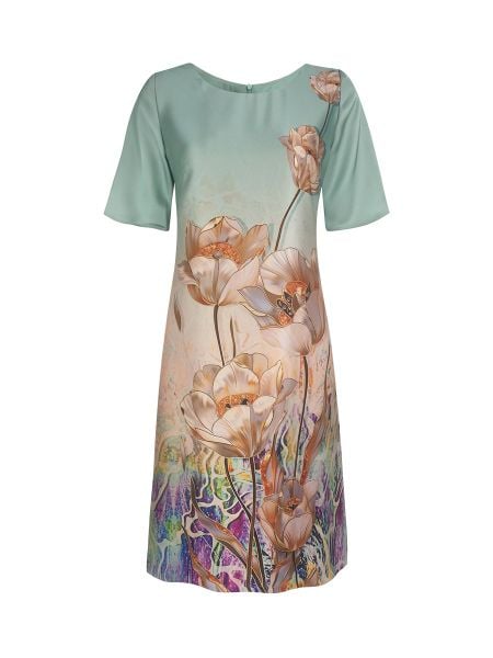  HẠNH - Đầm suông cổ tròn chất liệu lụa Tô Châu 1623/4.318 