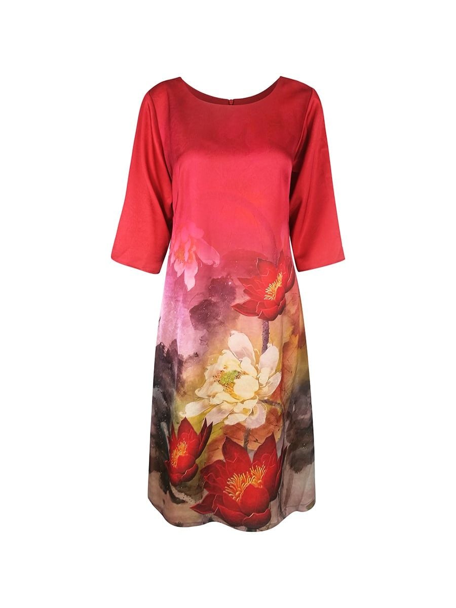  HẠNH - Đầm kiểu chất liệu lụa cavan 1623/5.18 