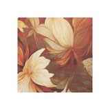  HẠNH Đầm suông trung niên cổ tròn tay lỡ chất liệu lụa in họa tiết hoa 1623/5.396 