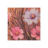  HẠNH - Đầm suông trung niên cổ tròn tay lỡ chất liệu lụa in họa tiết hoa 1623/5.467 