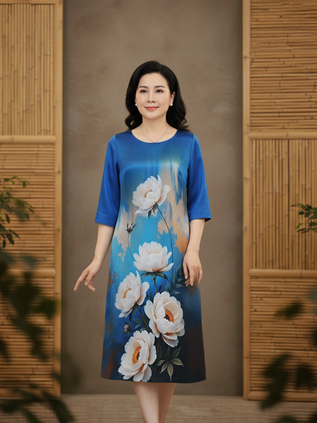  HẠNH - Đầm kiểu chất liệu lụa Cavan 1623/6.26 