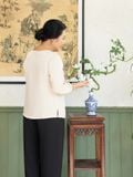  HẠNH - Áo kiểu chất liệu lụa cavan 2472/4.575 