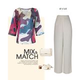  HẠNH - Áo kiểu cổ tròn tay lỡ chất liệu lụa canvan in họa tiết 2472/5.324 