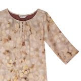  Hạnh - Áo cổ tròn đính bi, họa tiết dập nổi, tay lửng 2486/5.192 