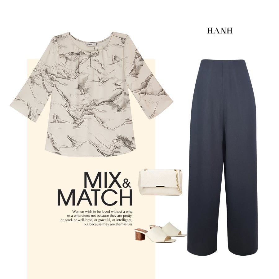  HẠNH - Áo kiểu chất liệu lụa Cavan 2486/5.249 