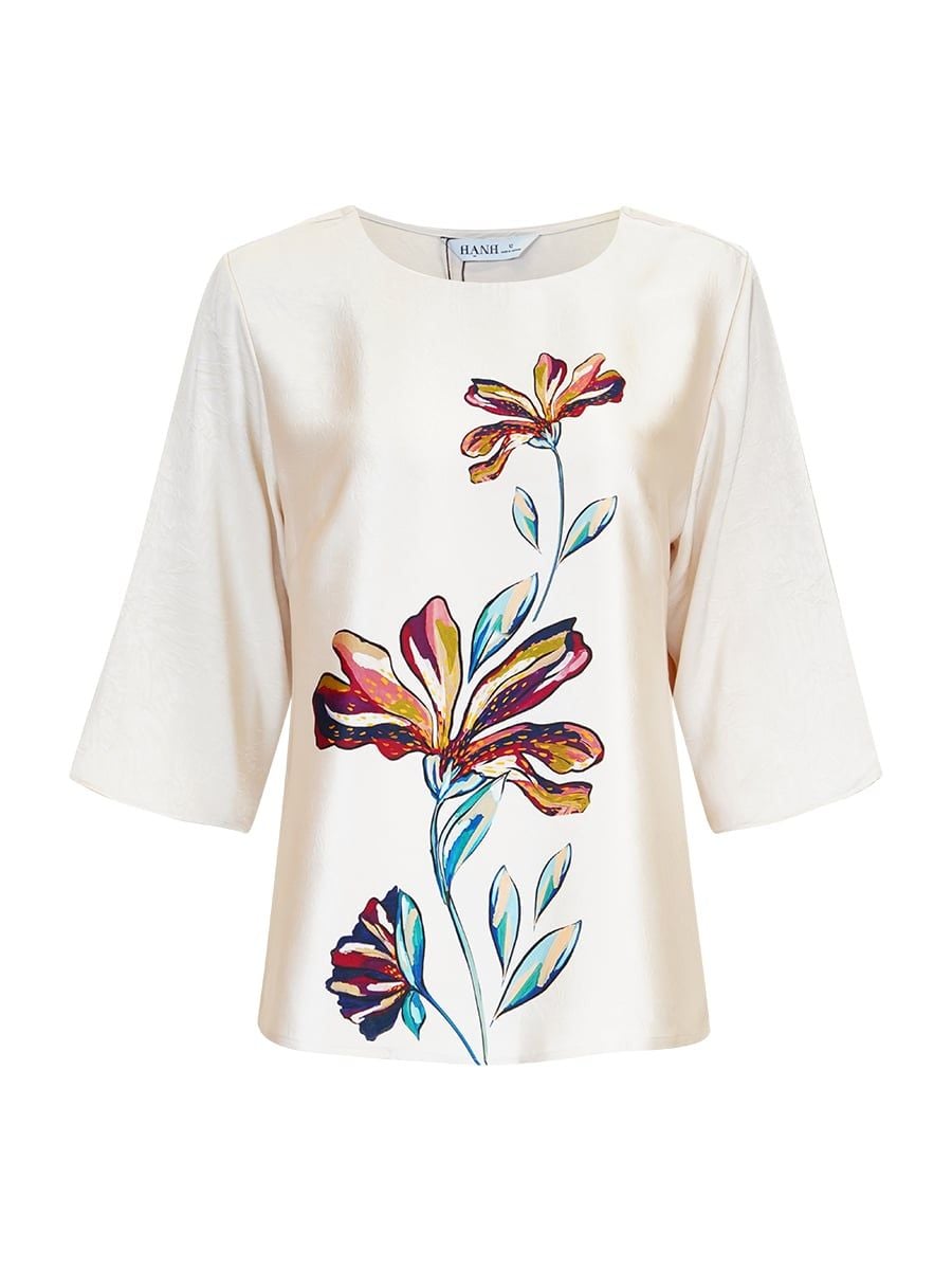  HẠNH - Áo kiểu chất liệu lụa cavan 2491/5.413 