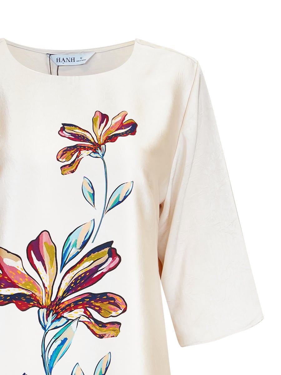  HẠNH - Áo kiểu chất liệu lụa cavan 2491/5.413 