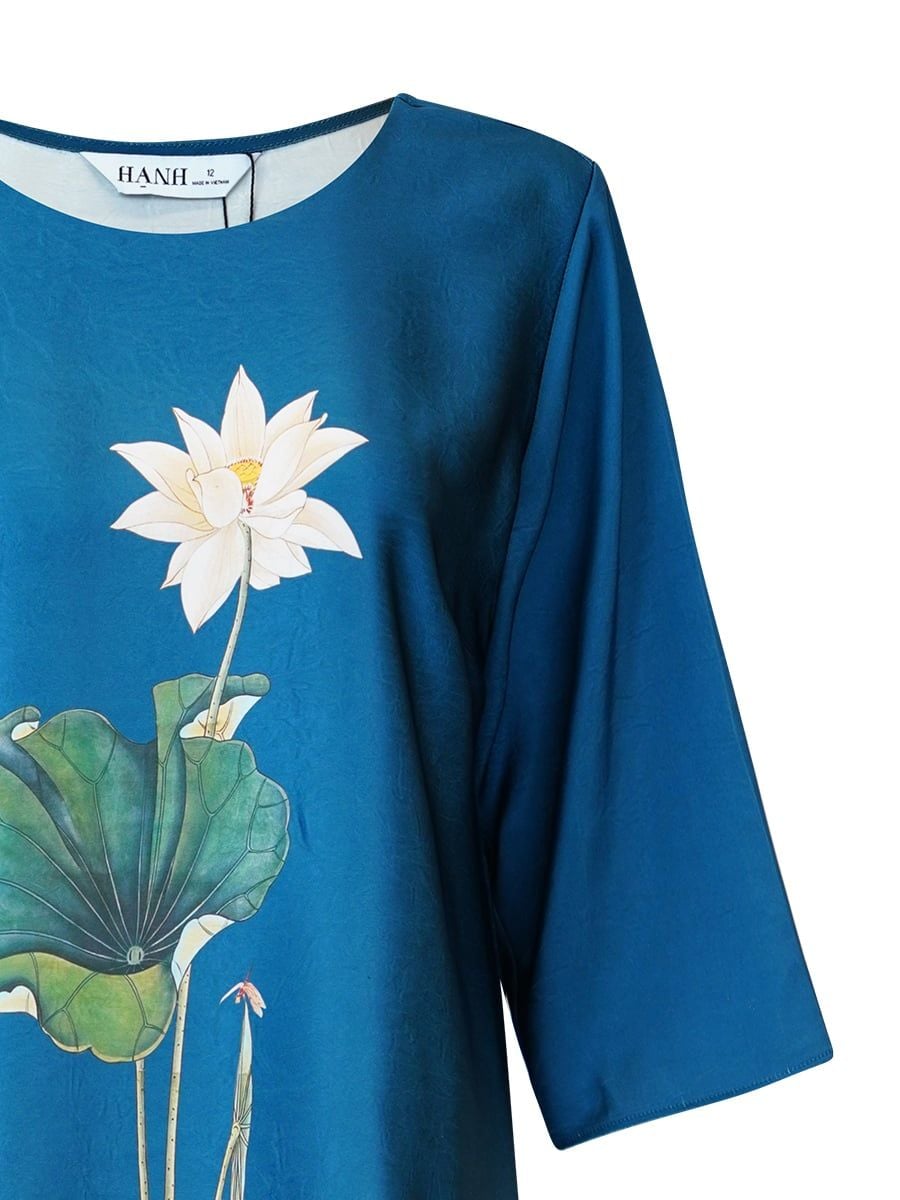  HẠNH - Áo kiểu chất liệu lụa Canvan 2491/5.440 