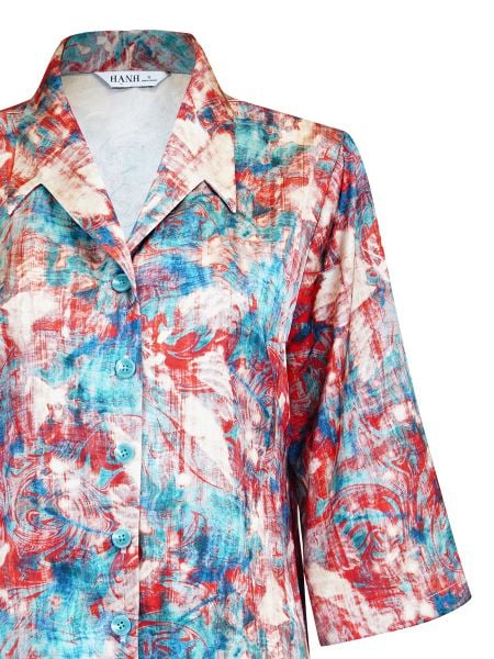  HẠNH - Áo sơ mi chất liệu lụa canvan 25411/5.450 