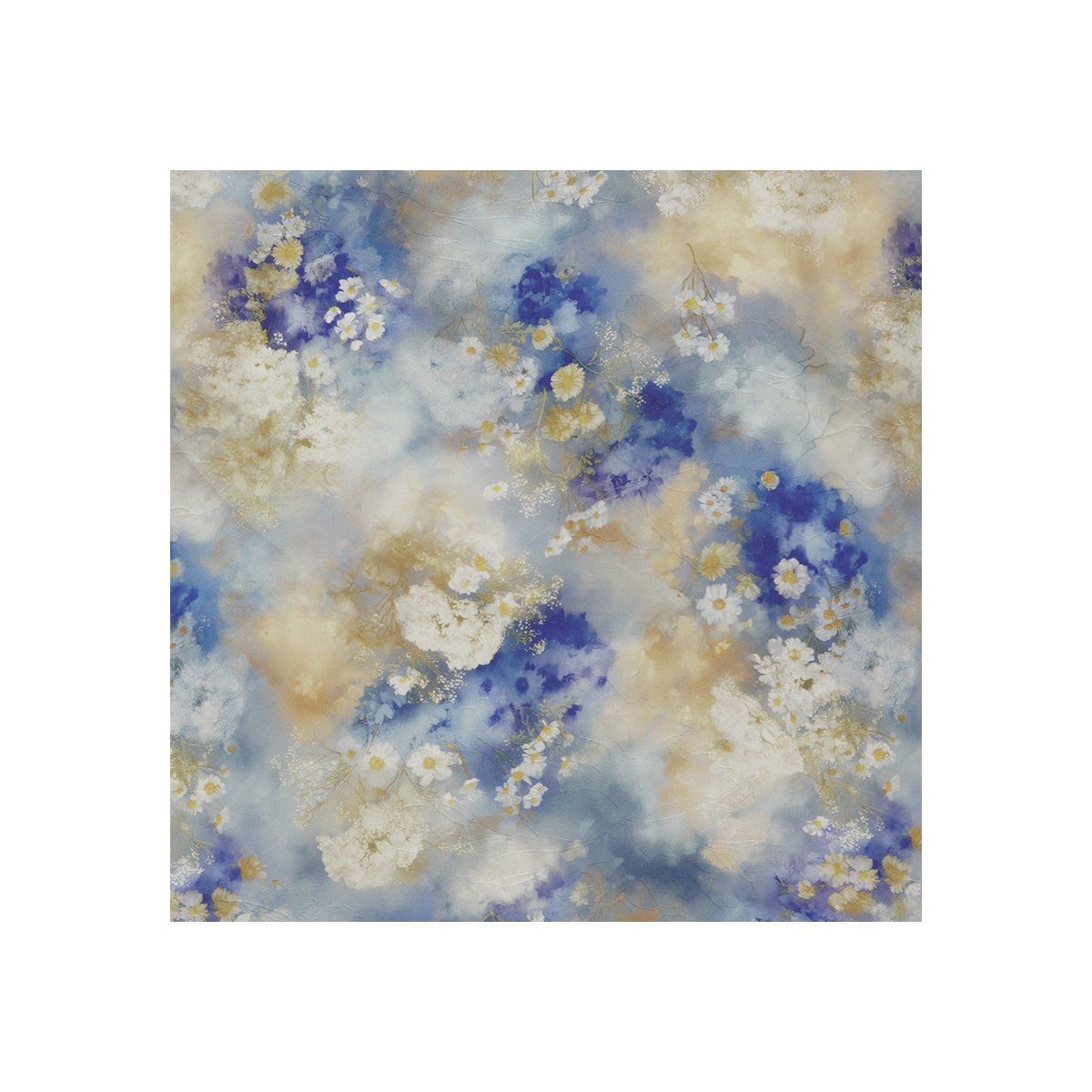  Hạnh - Áo kiểu trung niên cổ xẻ lá trầu đính hạt châu chất liệu lụa in họa tiết 25415/5.400/5.399/5.401 