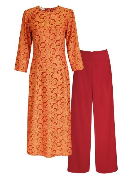  HẠNH - Set bộ áo dài chất liệu Gấm 25419/5.201 