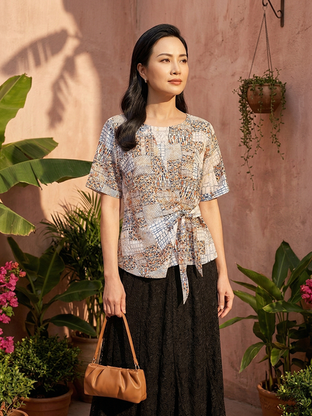  HẠNH - Áo kiểu chất liệu cotton 25426/5.548 