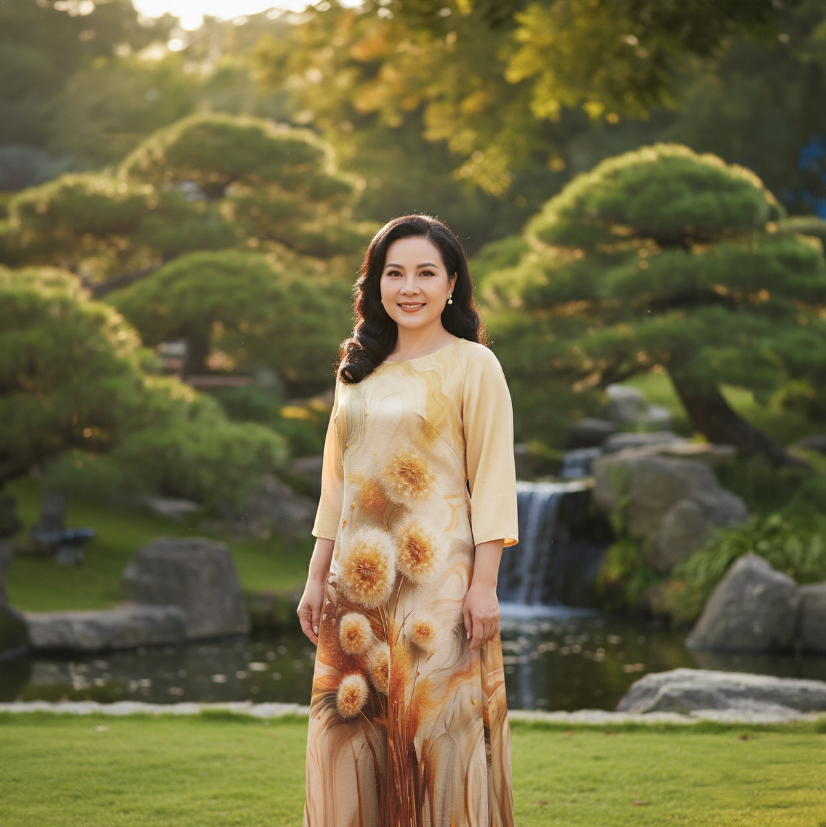  HẠNH - Đầm kiểu chất liệu lụa Tô Châu 2604/4.526 