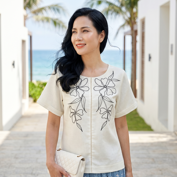  HẠNH-Áo kiểu chất liệu linen 26401/6.72 