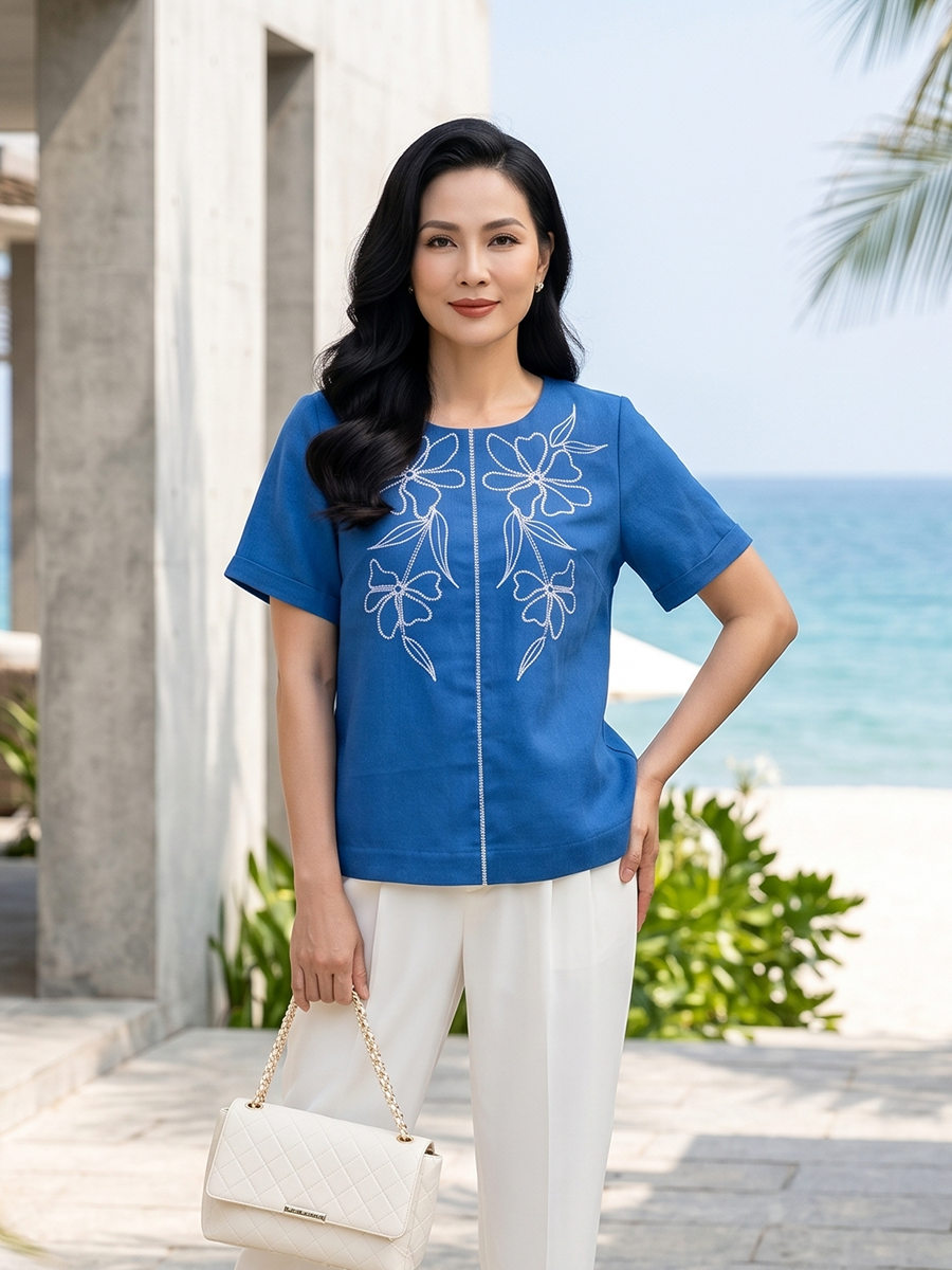  HẠNH-Áo kiểu chất liệu linen 26401/6.73 