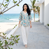  HẠNH-Áo kiểu chất liệu cotton 26403/6.126 