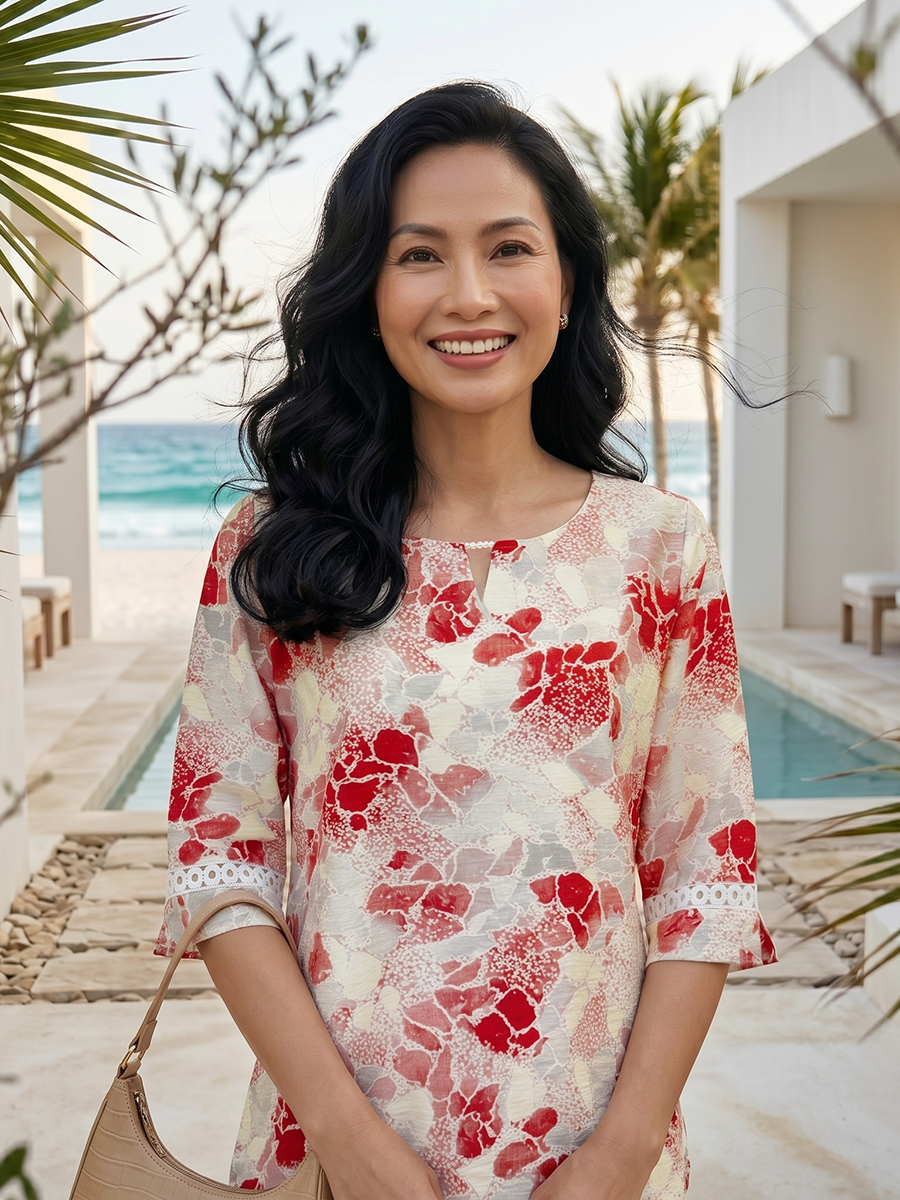  HẠNH-Áo kiểu chất liệu linen 26405/6.159 