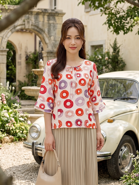  HẠNH-Áo Kiểu TL Chất Liệu Linen 26407/6.164 